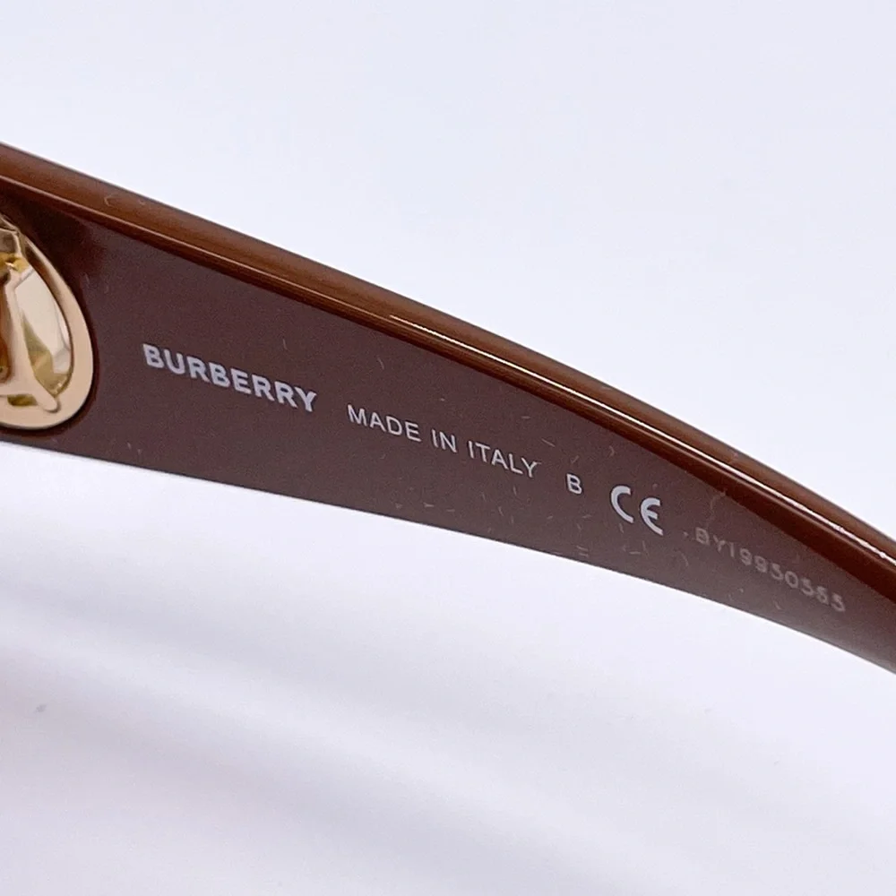 NEW BURBERRY DAISY BE4344 3940/13 BROWN CAT EYE SUNGLASSES B 4344